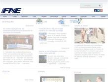 Tablet Screenshot of fne.org.br